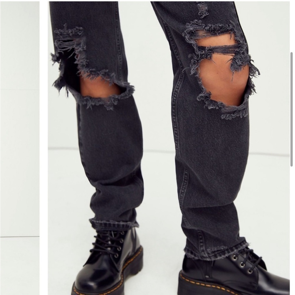 Free People We the Free The Lasso High Waist Straight Leg Jeans - Picture 4 of 4